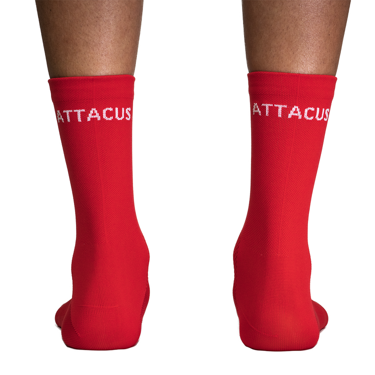 Red Premium Cycling Socks