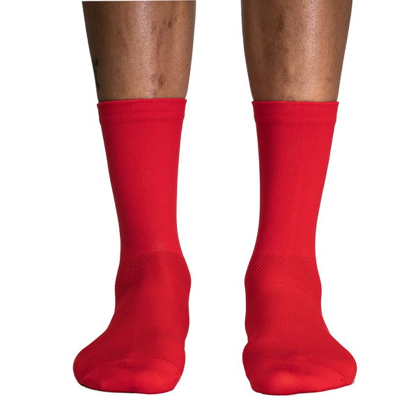 Red Premium Cycling Socks