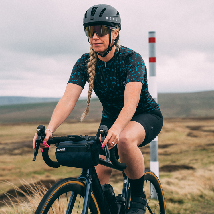 Women's Teal Sketch Cruiser Jersey